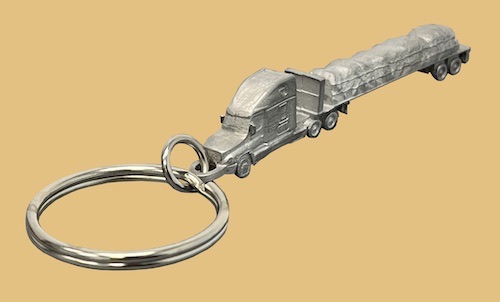 Trucking industry souvenir keepsake gift keychain