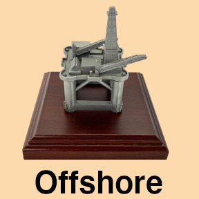 Offshore oil and gas drilling gifts, models, trophies and awards